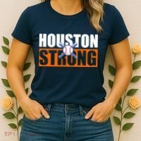 Houston Strong Baseball Bats Logo Women's T-Shirt thumb 2