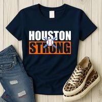 Houston Strong Baseball Bats Logo Women's T-Shirt thumb 3