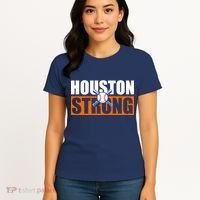 Houston Strong Baseball Bats Logo Women's T-Shirt thumb 4