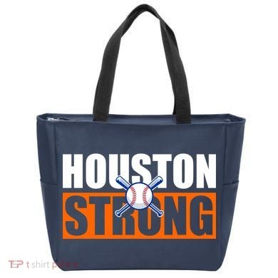 Houston Strong Baseball Bats Logo Tote Bag
