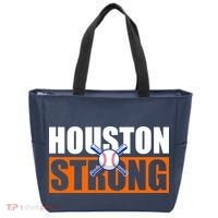 Houston Strong Baseball Bats Logo Tote Bag thumb 0