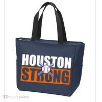 Houston Strong Baseball Bats Logo Tote Bag thumb 3