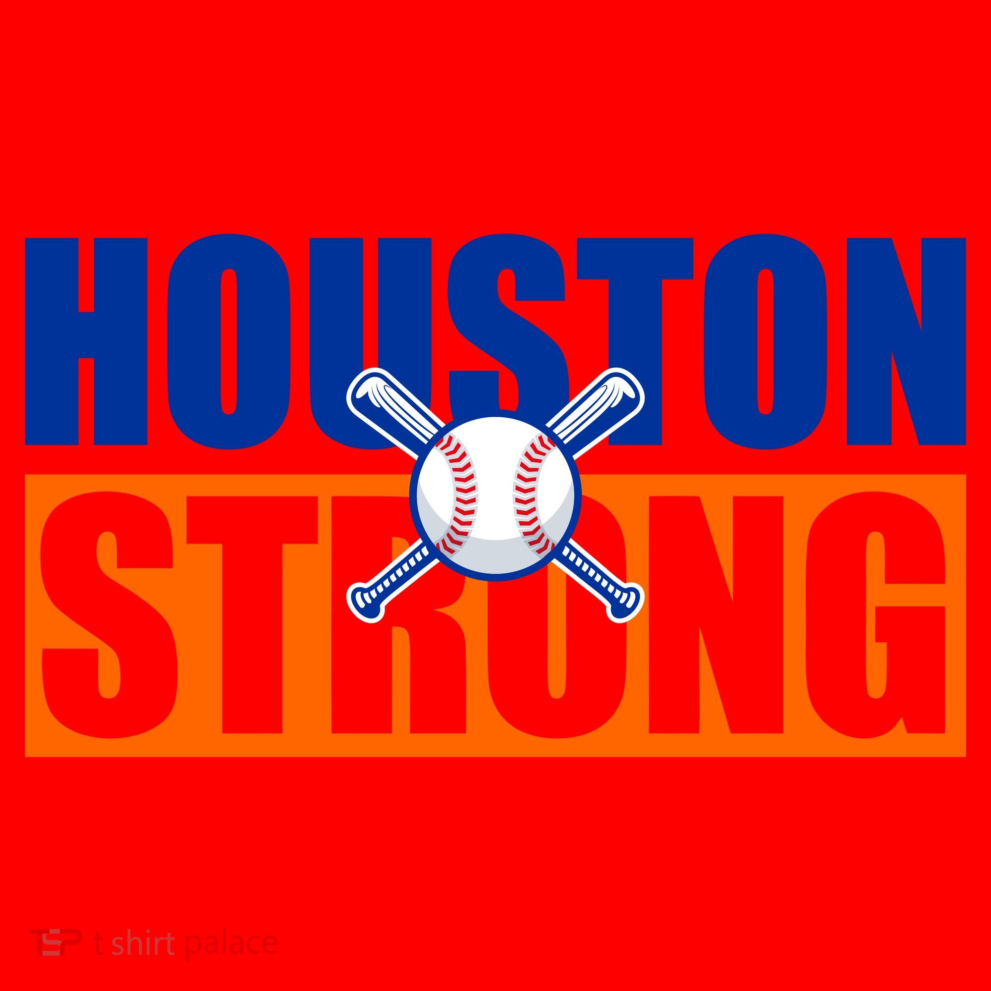Houston Strong Baseball Bats Logo Santa Hat