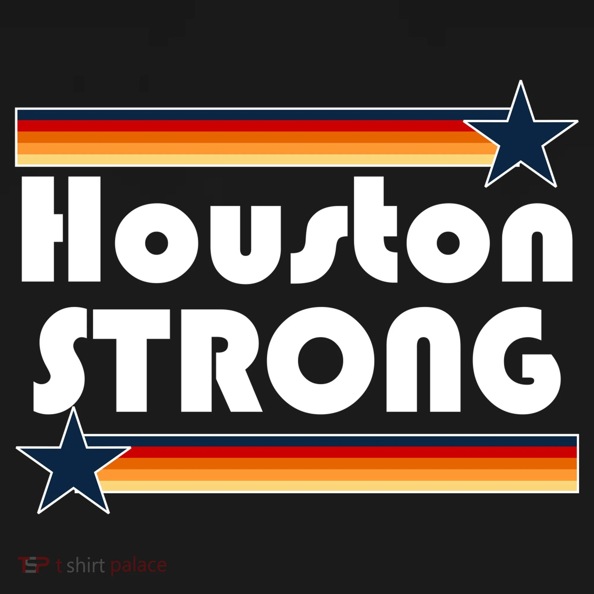 Houston Strong Baseball Star Logo Backpack