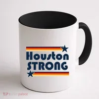 Houston Strong Baseball Star Logo Coffee Mug thumb 1