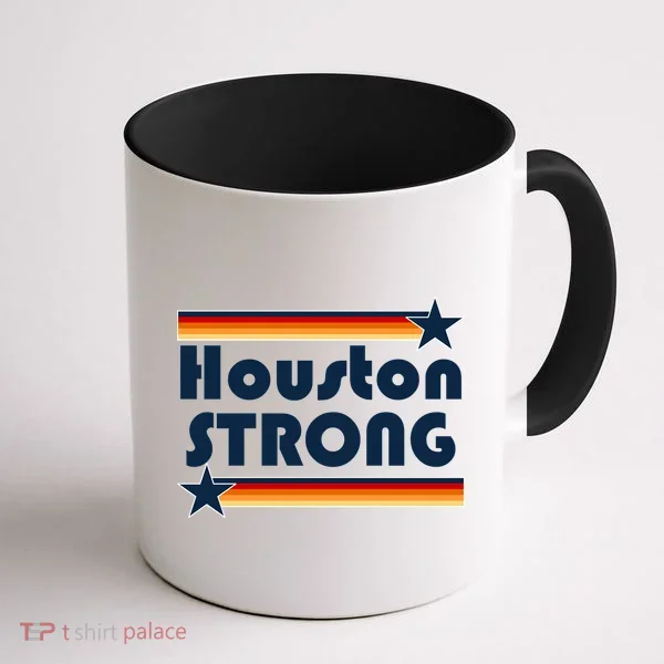Houston Strong Baseball Star Logo Coffee Mug