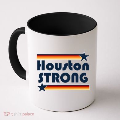 Houston Strong Baseball Star Logo Coffee Mug
