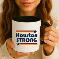 Houston Strong Baseball Star Logo Coffee Mug thumb 3