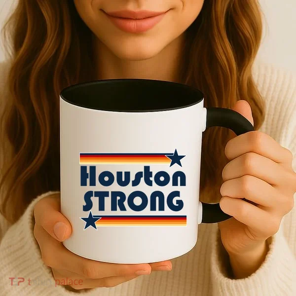 Houston Strong Baseball Star Logo Coffee Mug