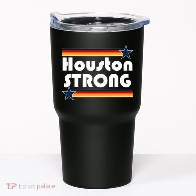 Houston Strong Baseball Star Logo Tumbler