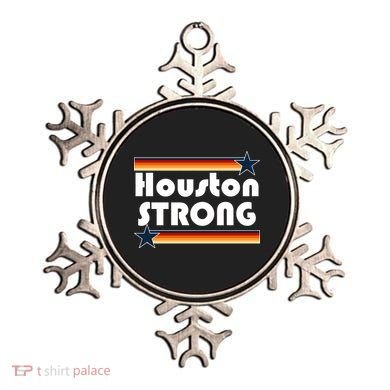 Houston Strong Baseball Star Logo Ornament