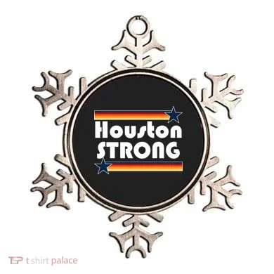 Houston Strong Baseball Star Logo Ornament