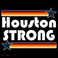Houston Strong Baseball Star Logo Ornament thumb 1