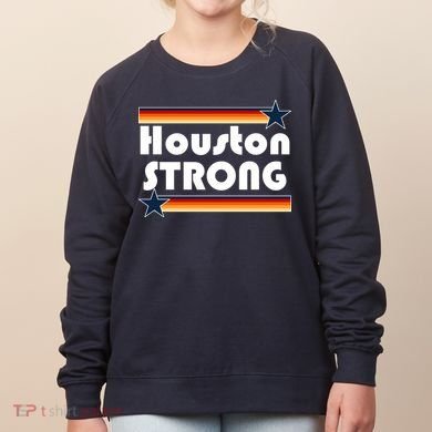 Houston Strong Baseball Star Logo Women's Sweatshirt