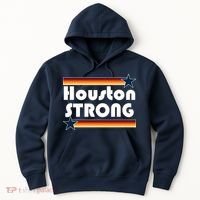 Houston Strong Baseball Star Logo Hoodie thumb 0