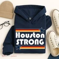Houston Strong Baseball Star Logo Hoodie thumb 4