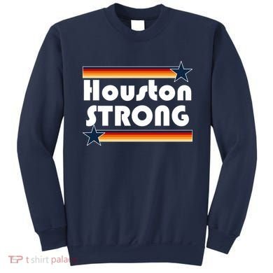 Houston Strong Baseball Star Logo Sweatshirt