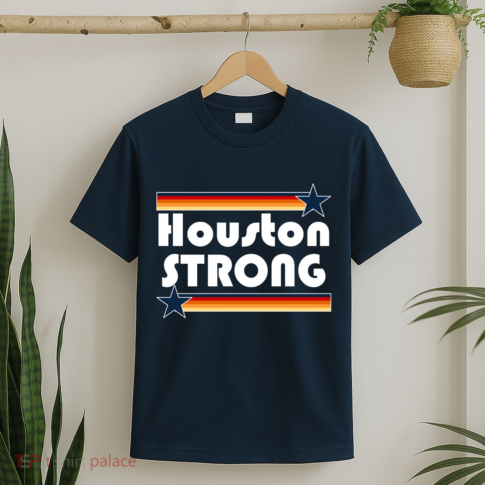 Houston Strong Baseball Star Logo T-Shirt