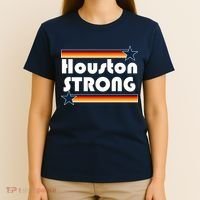 Houston Strong Baseball Star Logo T-Shirt thumb 4