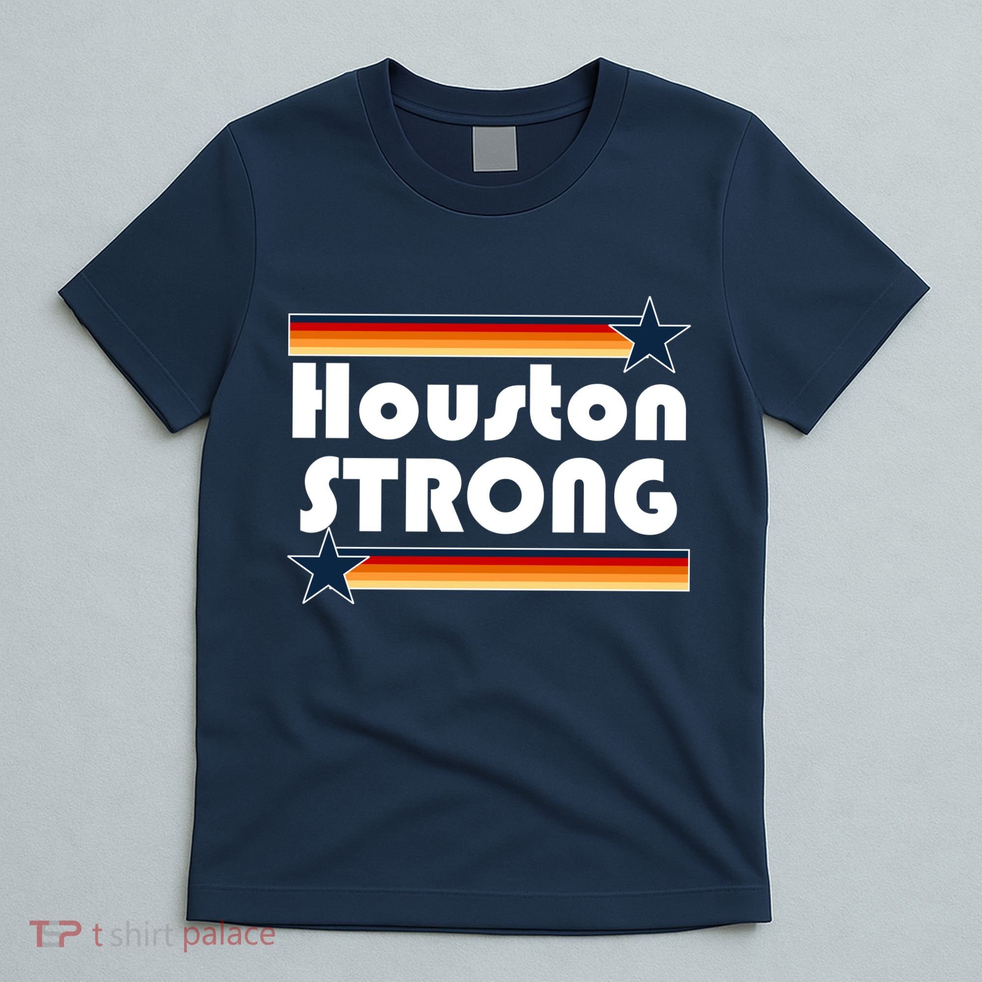 Houston Strong Baseball Star Logo T-Shirt