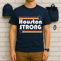 Houston Strong Baseball Star Logo T-Shirt thumb 6