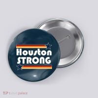 Houston Strong Baseball Star Logo Button thumb 0