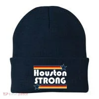 Houston Strong Baseball Star Logo Beanie thumb 0
