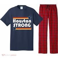 Houston Strong Baseball Star Logo Pajama Set thumb 0