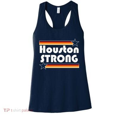 Houston Strong Baseball Star Logo Women's Tank Top