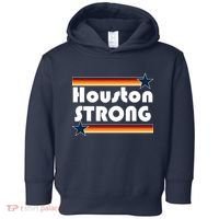 Houston Strong Baseball Star Logo Toddler Hoodie thumb 0