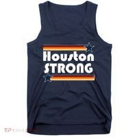 Houston Strong Baseball Star Logo Tank Top thumb 0