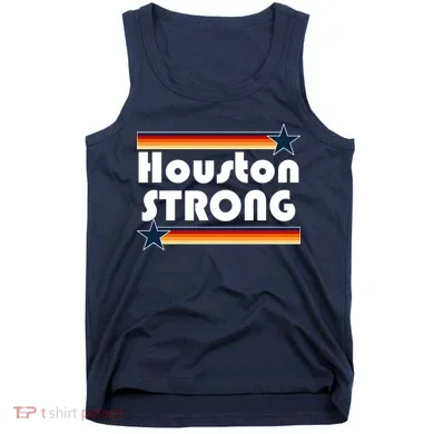 Houston Strong Baseball Star Logo Tank Top