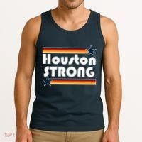 Houston Strong Baseball Star Logo Tank Top thumb 3
