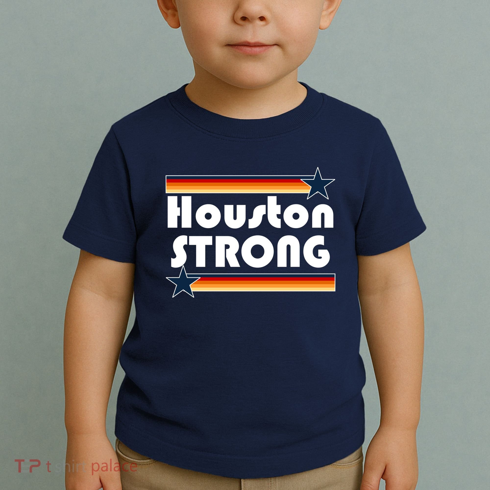 Houston Strong Baseball Star Logo Toddler T-Shirt