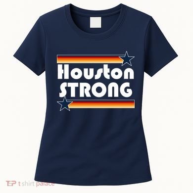 Houston Strong Baseball Star Logo Women's T-Shirt