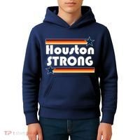 Houston Strong Baseball Star Logo Kids Hoodie thumb 4