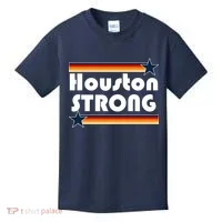 Houston Strong Baseball Star Logo Kids T-Shirt thumb 0