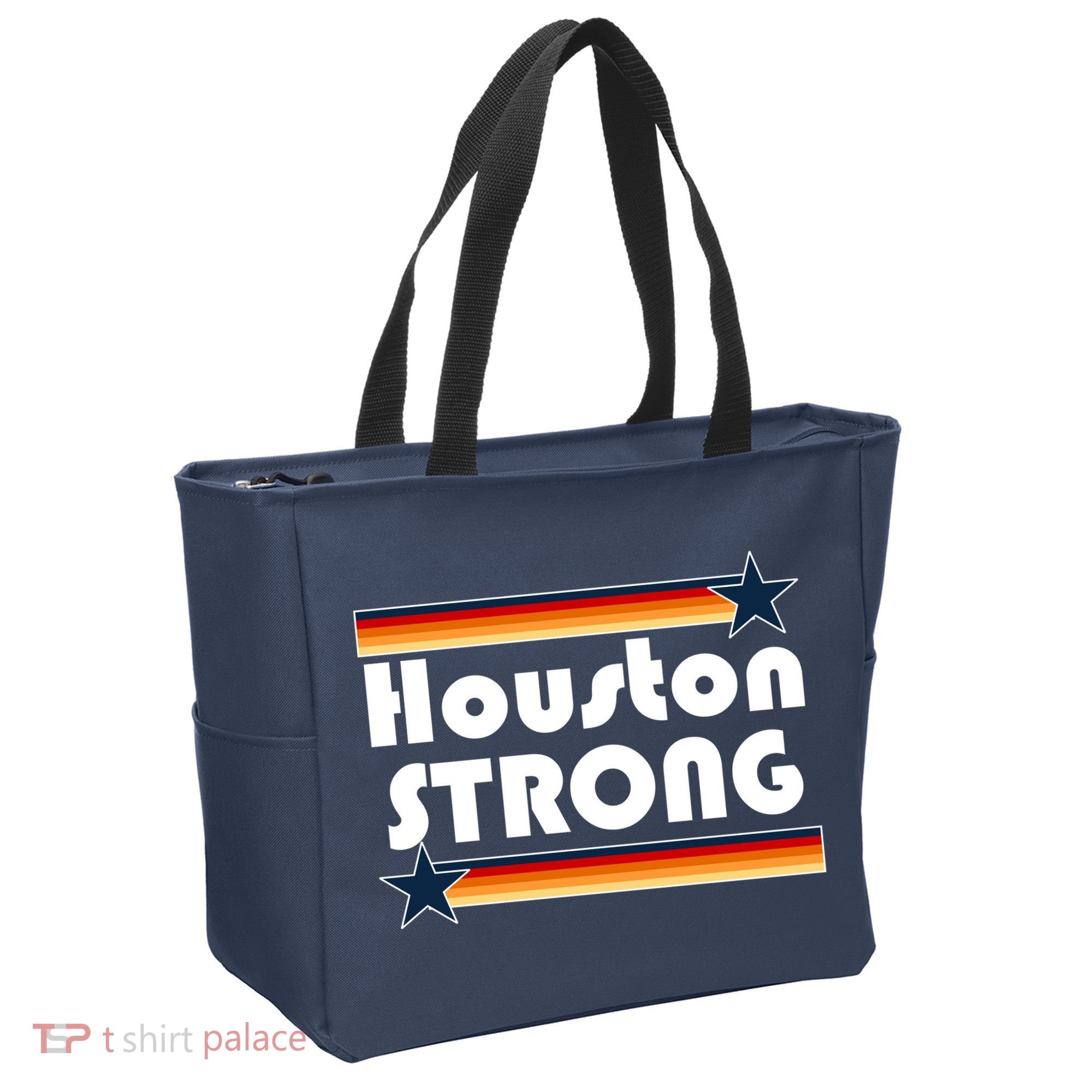 Houston Strong Baseball Star Logo Tote Bag