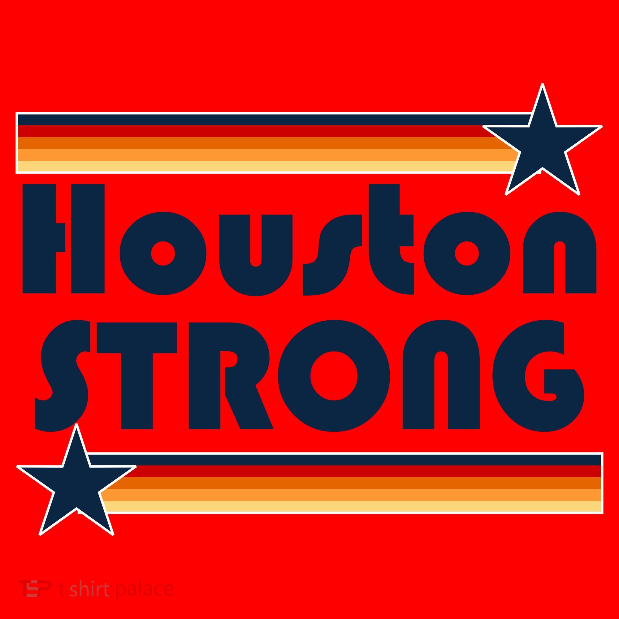 Houston Strong Baseball Star Logo Santa Hat