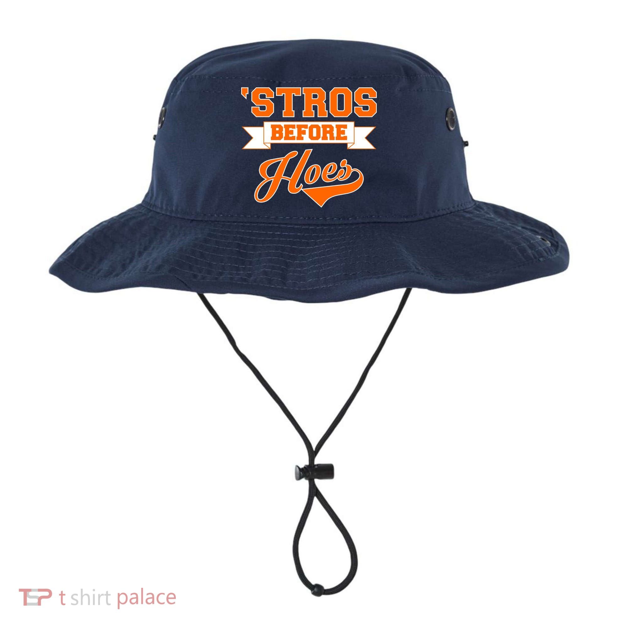 Houston 'Stros Before Hoes Baseball Script Bucket Hat