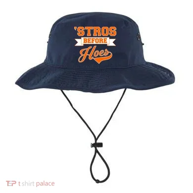 Houston 'Stros Before Hoes Baseball Script Bucket Hat