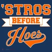 Houston 'Stros Before Hoes Baseball Script Women's Hoodie thumb 2