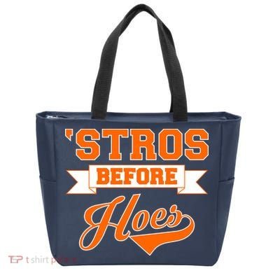 Houston 'Stros Before Hoes Baseball Script Tote Bag