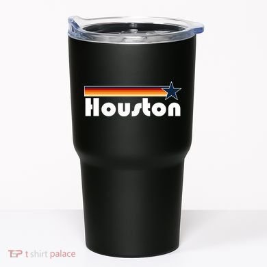 Houston Texas Baseball Colors Logo Tumbler
