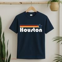 Houston Texas Baseball Colors Logo T-Shirt thumb 2