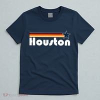 Houston Texas Baseball Colors Logo T-Shirt thumb 5