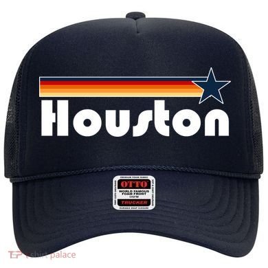 Houston Texas Baseball Colors Logo Hat
