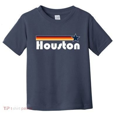 Houston Texas Baseball Colors Logo Toddler T-Shirt
