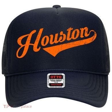 Houston, Texas City Vintage Baseball Script Hat