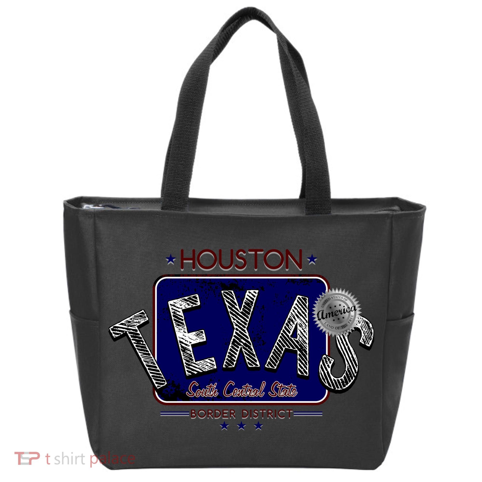 Houston Texas Land of the Free Logo Tote Bag